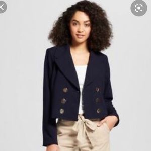 A New Day XL Navy blue cropped blazer